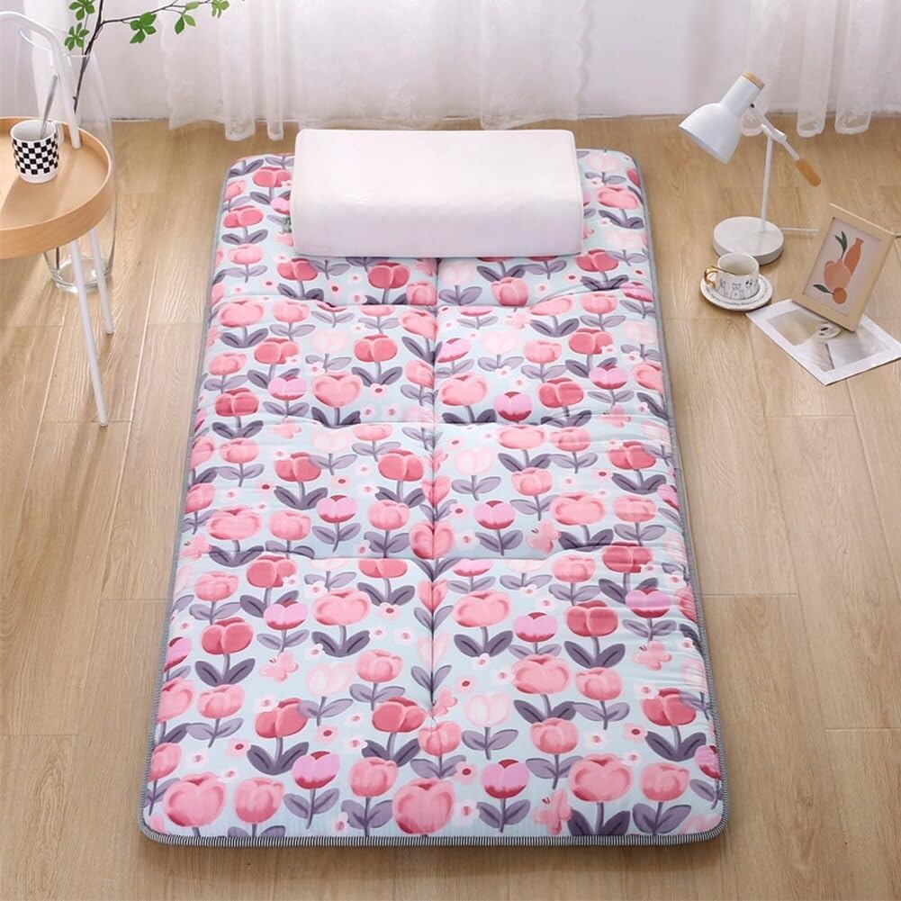 Futon Mat – Materasso pieghevole leggero con base antiscivolo per dormire rilassante, per pisolini, viaggi, letto degli ospiti, dormitorio, ufficio, tatami