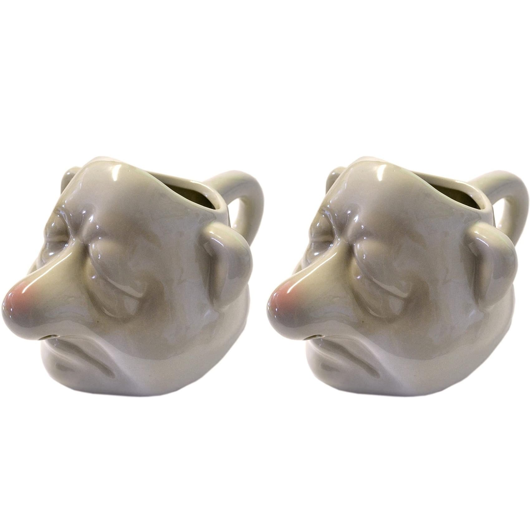 Aundhegrtt 2X Bogey Man Egg Separator, Snot-Nose, Ceramic Egg Yolk Separator, Gadgets for Bakery, Camping, Household