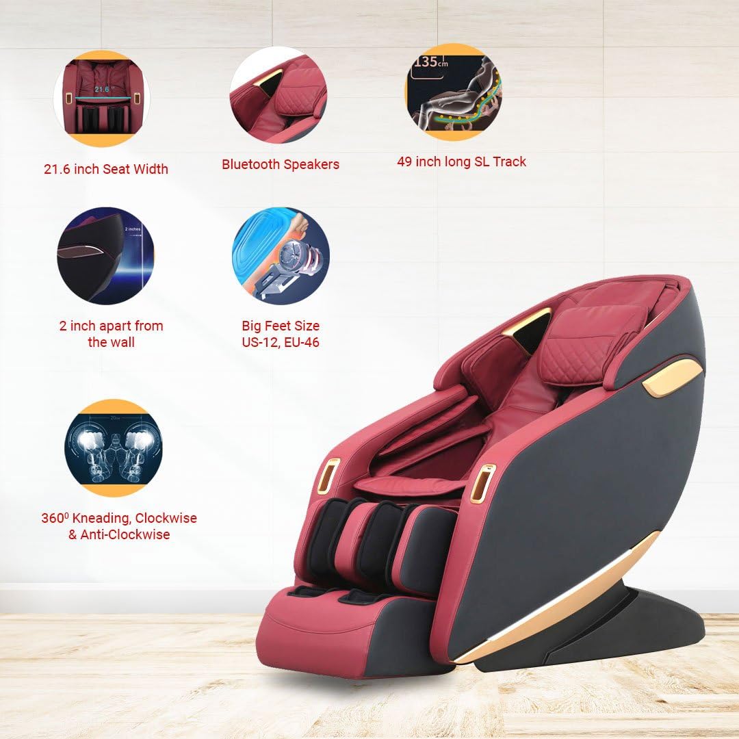 SOBO 3D Luxurious for Full Body Zero Gravity Massage Chair, Corded Electric, (Grey Black) SOBO 3D Luxurious for Full Body Zero Gravity Massage Chair, Corded Electric, (Grey Black)