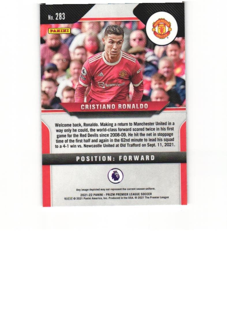 Amazon.com: CRISTIANO RONALDO 2021-22 Panini Prizm English