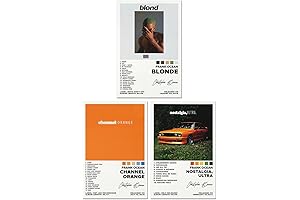 Bkioqoh Frank Ocean Blonde Poster Canvas Prints Wall Art Set for Frank...