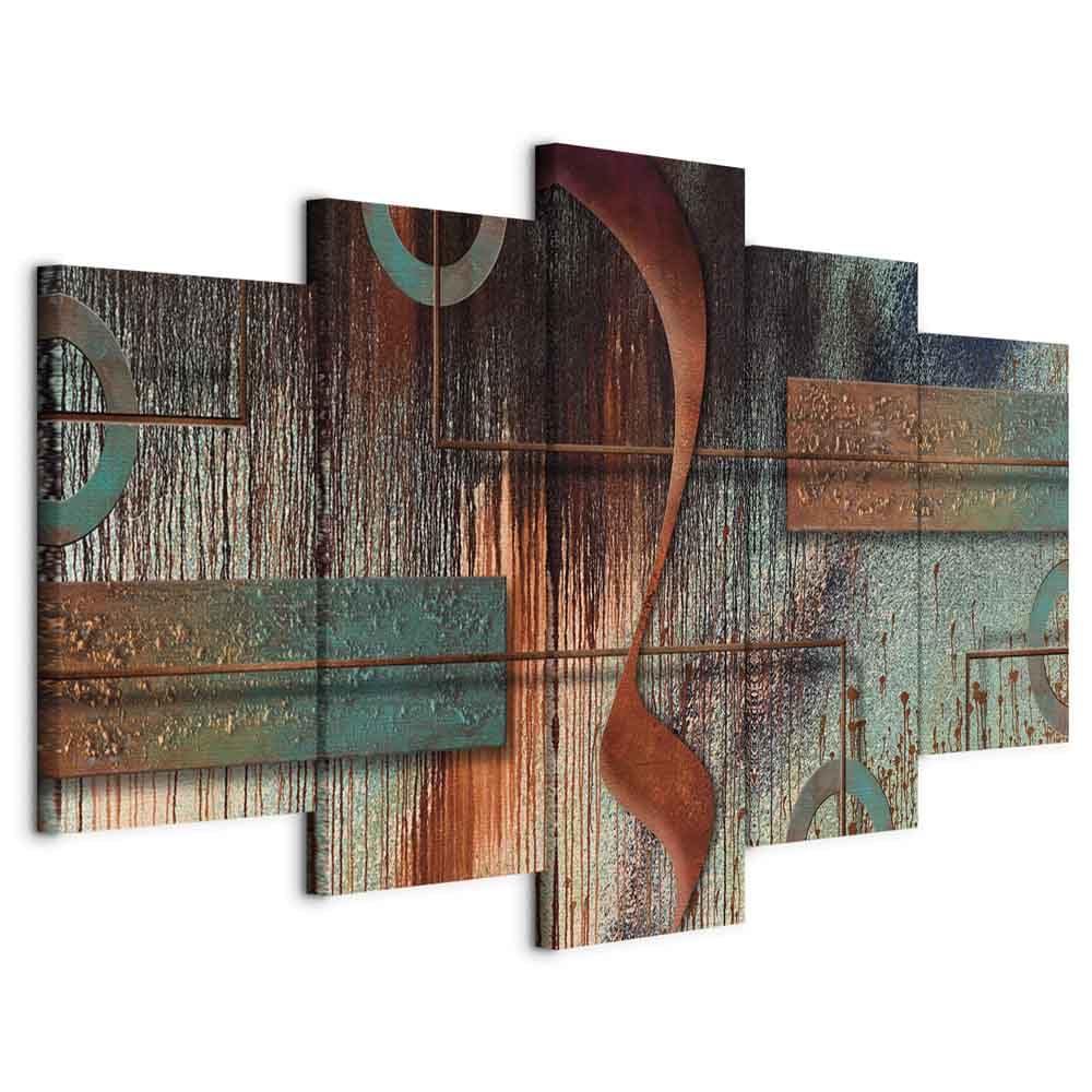 B&D XXL - Tableau Décoratif Oderne 200x100 C - Ipression Sur Toile Colorée - Décoration