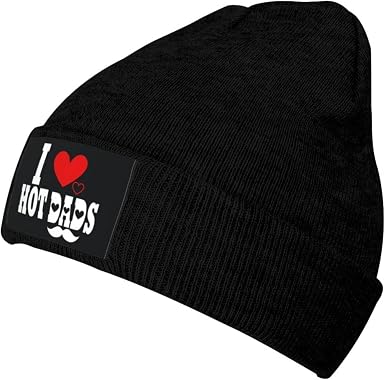 956 Beanie Slouch I Love Hot Dads Hat 