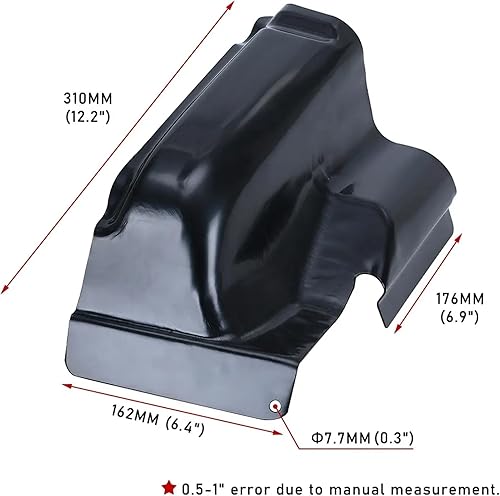Miniatura 5 de Esquinas de Cabina F150 Cubierta de Panel de Acero para Reparación de Óxido de Esquina de Camioneta Pickup para Ford F150 Crew Cab 4 Puertas 2004