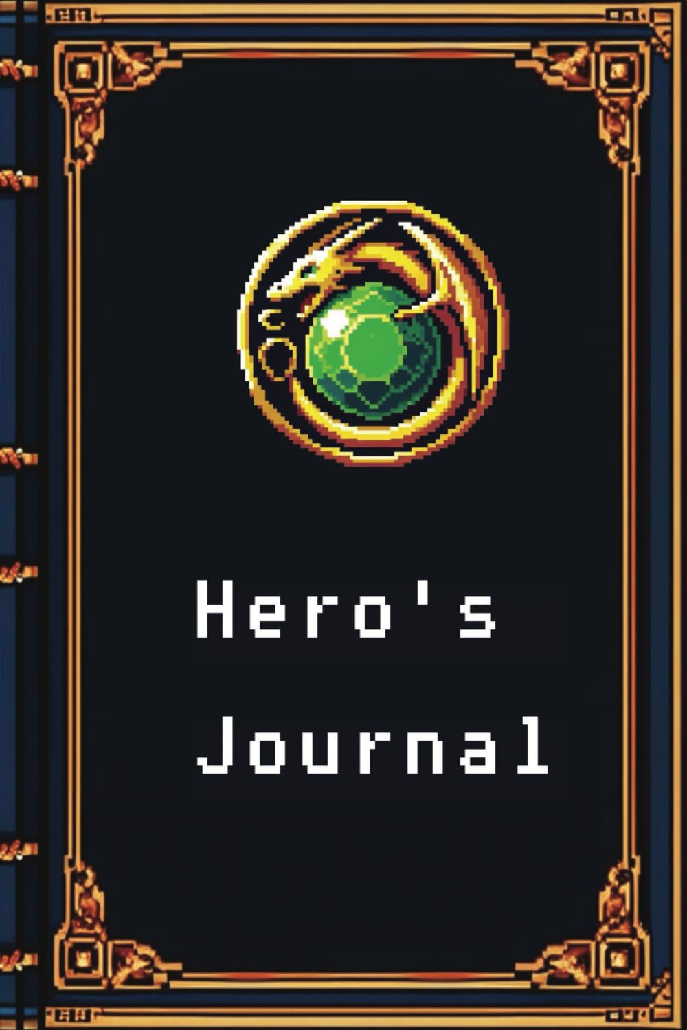 Hero's Journal RPG character notebook with character sheets, note sheets, and map pages single campaign journal for TTRPG great for dnd