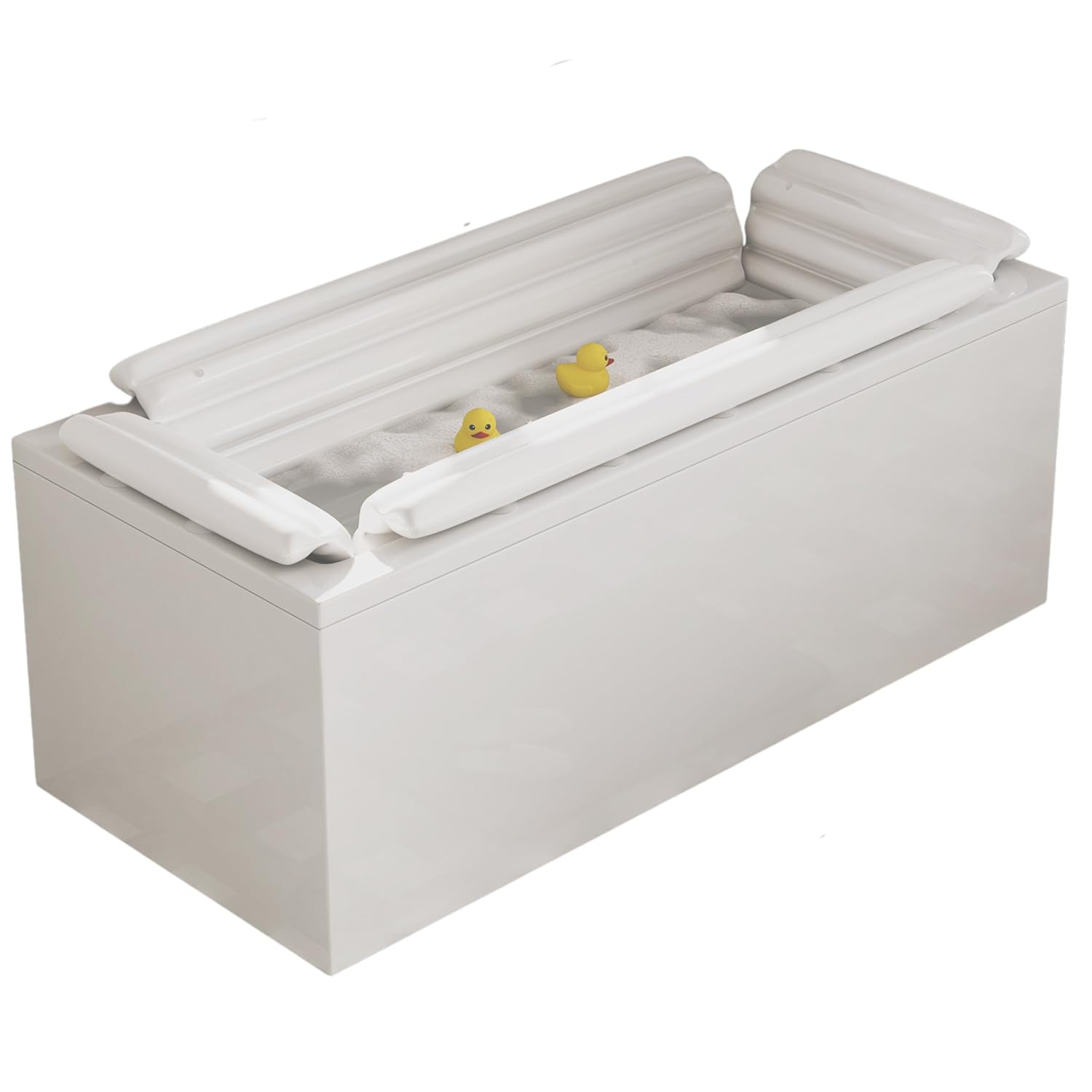 Baysie Bathtub Safety Bumper for Baby, Toddler and Kid (Hook and Loop) Hook-and-Loop