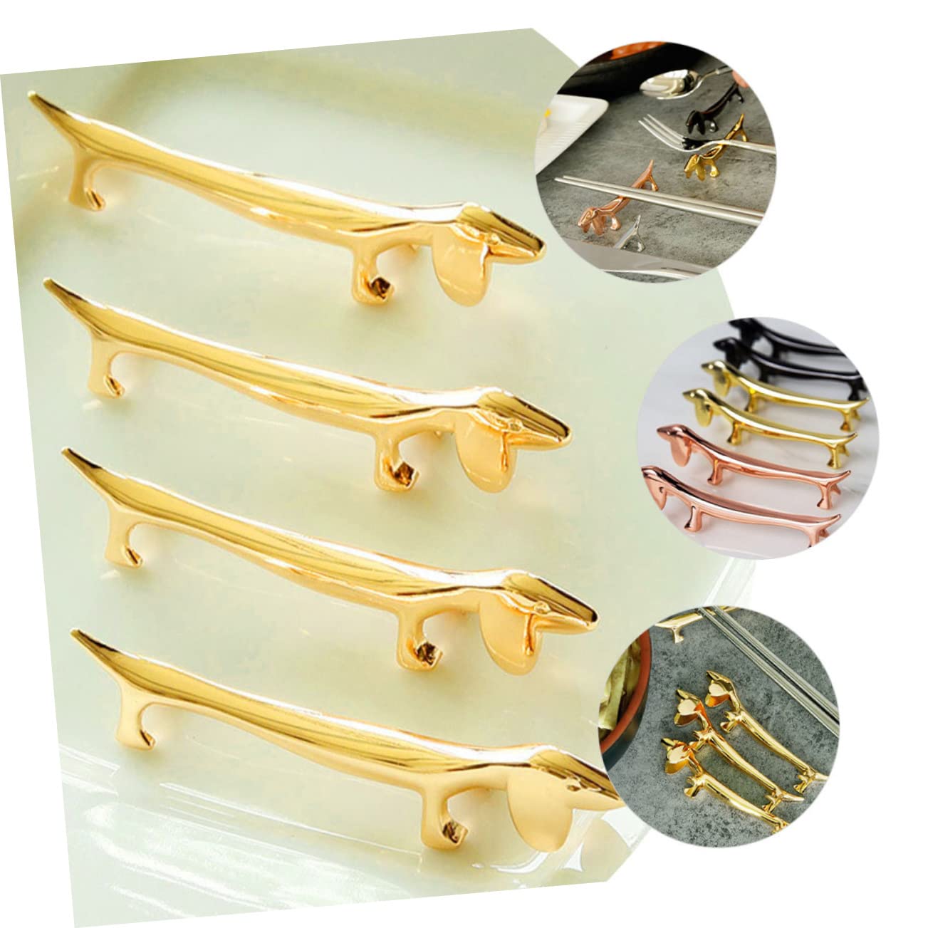 IMIKEYA 10piezas Soporte para Cucharas y Palillos Adorno Multifuncional Forma De para Restaurantes y Doméstico