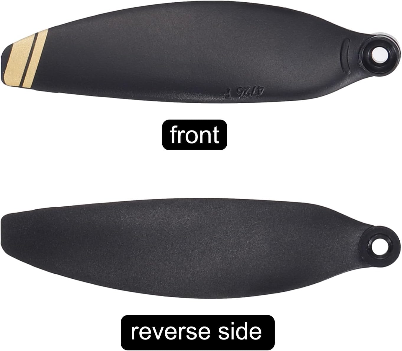 MECCANIXITY Mini 1 Drone Propellers Drone Blades Propellers Black Golden with Screwdriver/Screw, Quick-Release, Low-Noise Propeller for DJI Mini 1 Drone, Quadcopter, Pack of 24