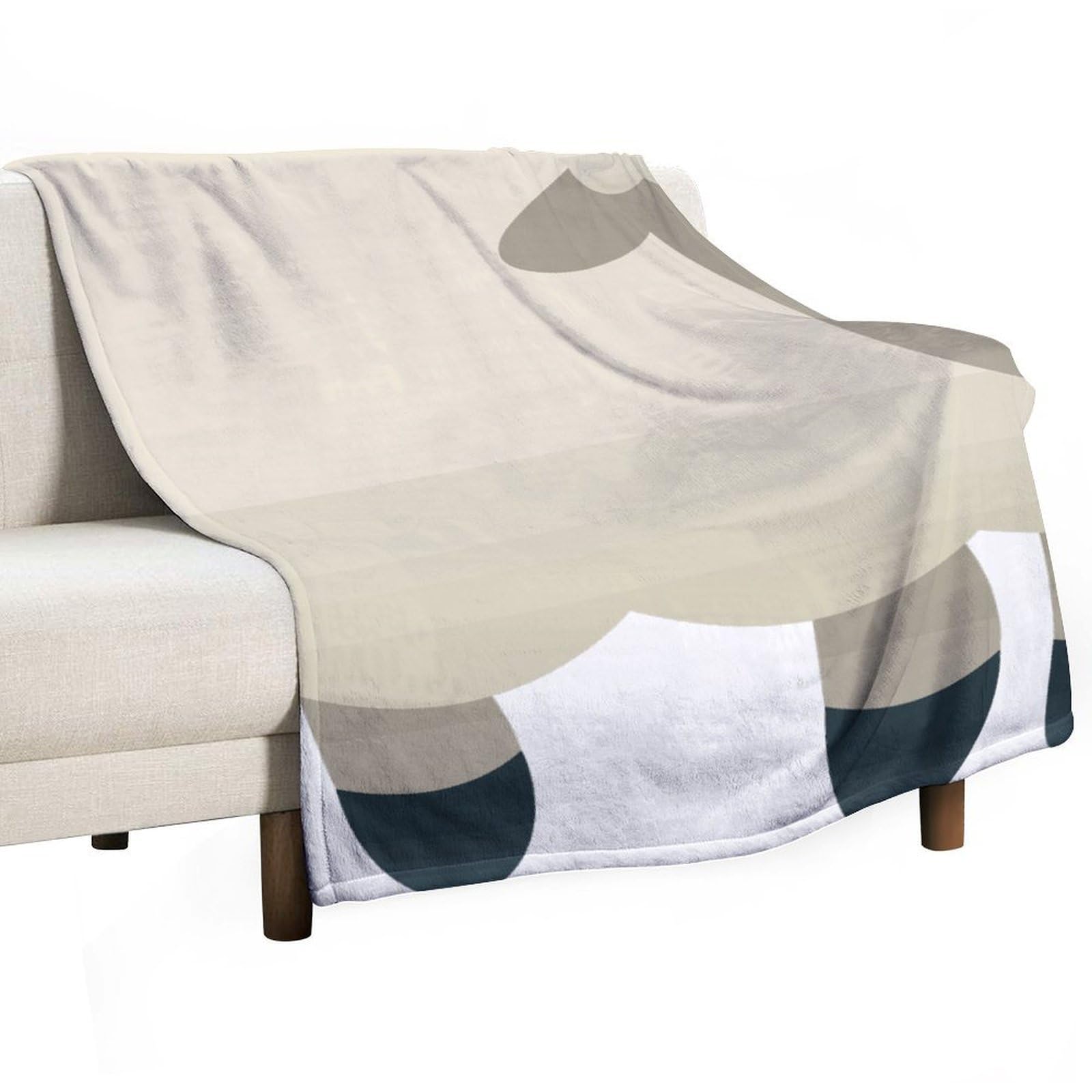 MHYRAC Flannel Blanket, Sheep Throw Blanket for Couch Sofa Bed Office, Soft And Comfortable Without Pilling