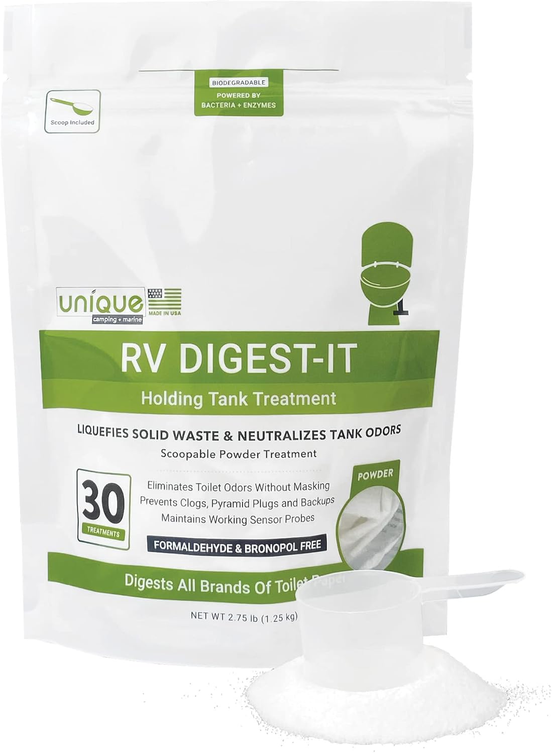 Unique RV DigestIt Holding Tank Treatment Packaging May