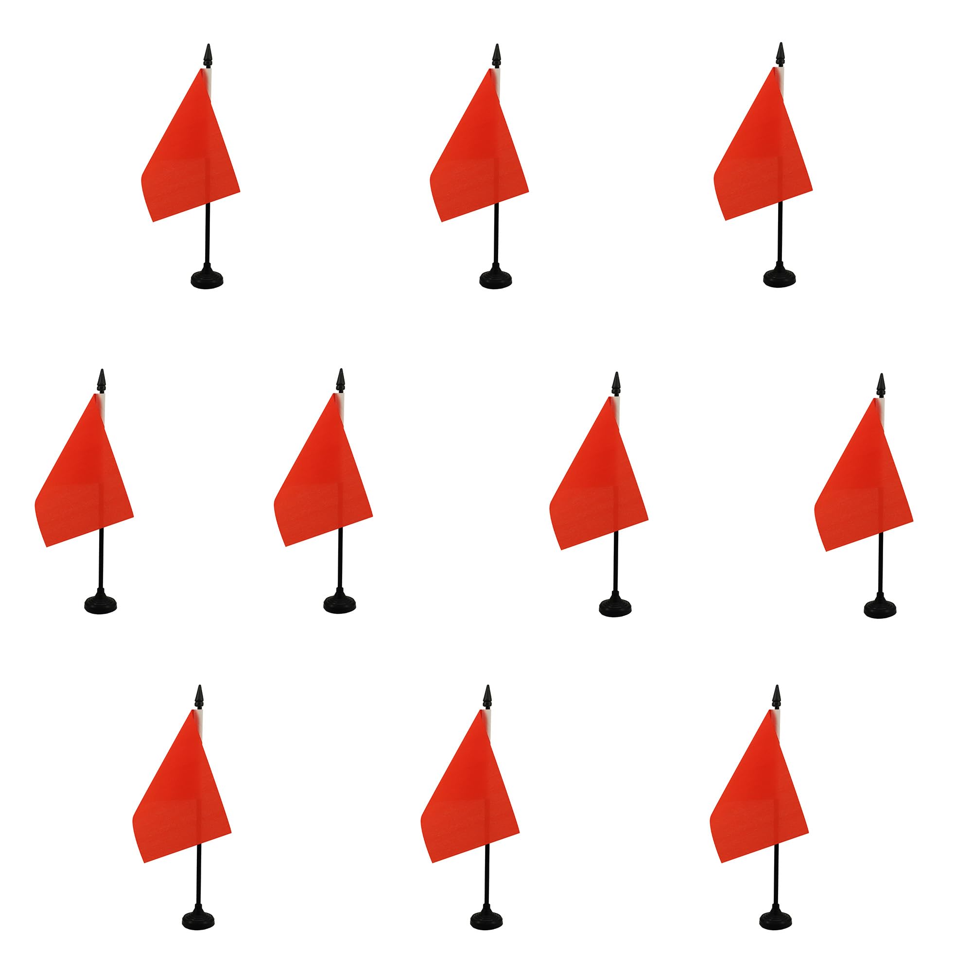 Drapeau de table commissaire de course rouge pour décoration de bureau sport