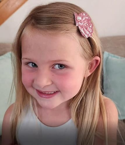 Miniatura 6 de JIAHANG Juego de diademas y clips intercambiables para bebé niña, diadema de lentejuelas con diseño de sirena y estrella de mar, accesorios para el