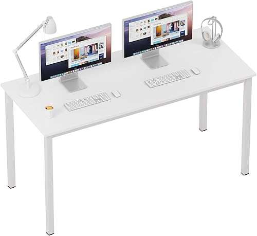 sogesfurniture Escritorio de computadora de 63 pulgadas, escritorio de oficina de gran tamaño, escritorio de juegos con certificación BIFMA,