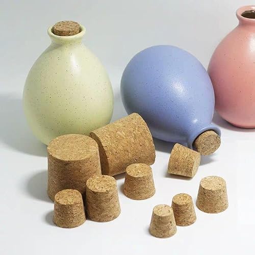 Miniatura 4 de Corcho natural portátil cónico, botella de vidrio, accesorios de cocina, proceso de elaboración, tapa de sellado a prueba de fugas, adecuada para