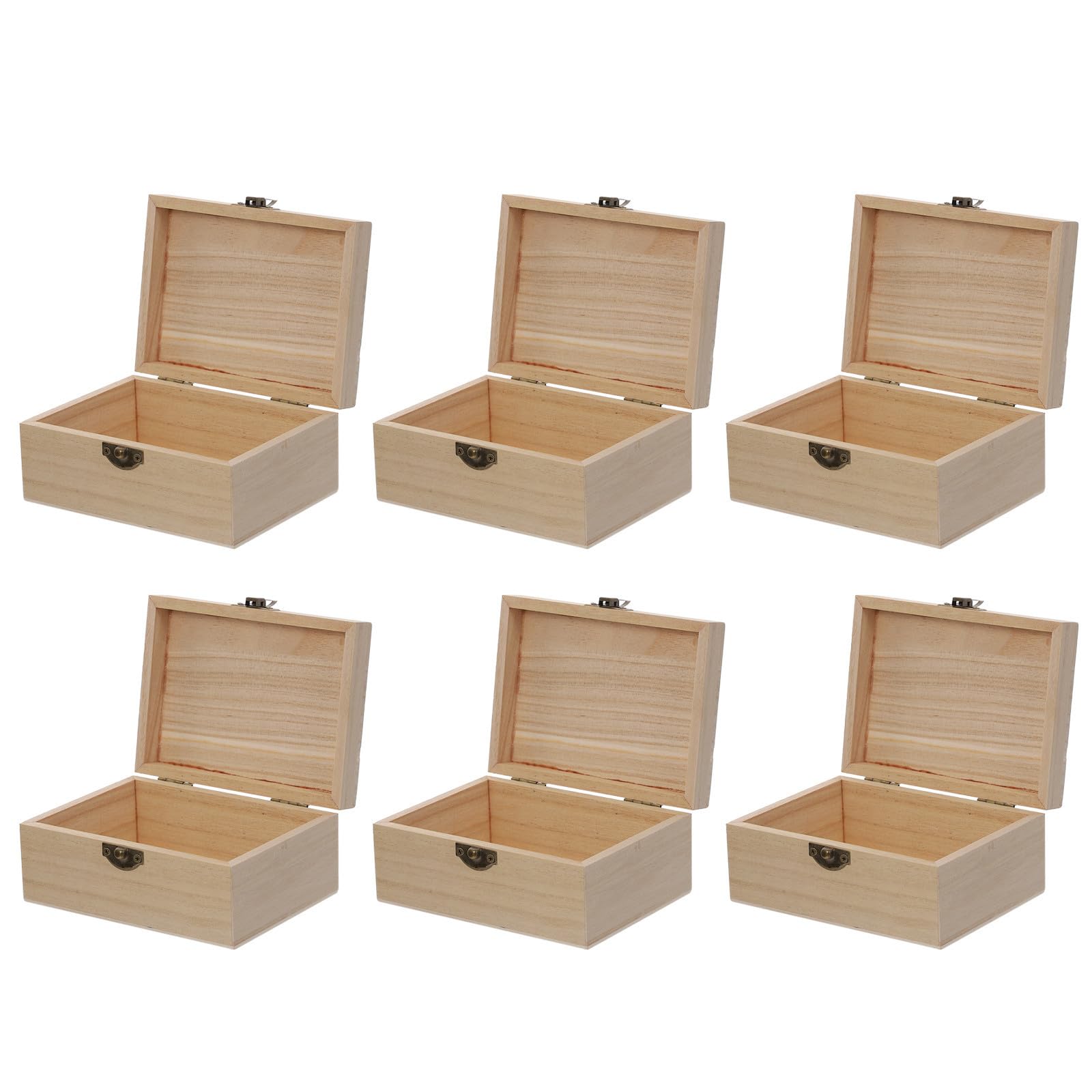 Boîte de rangement artisanale en bois brut Beaupretty pour ne plus perdre vos bijoux