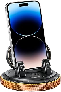 回転式車載スマホホルダー ハンズフリー 自動ロック 調整可能 | ダッシュボードスマホホルダー 乗り物・キャンピングカー・スポーツ用多目的車・通勤・旅行・仕事用