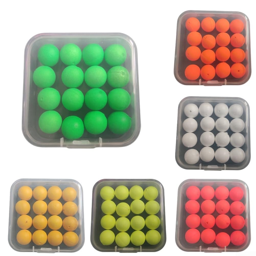Lot De 10 Flotteurs De Pêche En Mousse – Tailles 12 à 16 Cm, Couleurs Vives, Sensibles, Durables