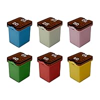 Vista 14 de Fusible de perfil bajo (Mini) de 30 amperios J-Case de 0.630 in para camionetas, automóviles y SUV (30A, paquete de 10)