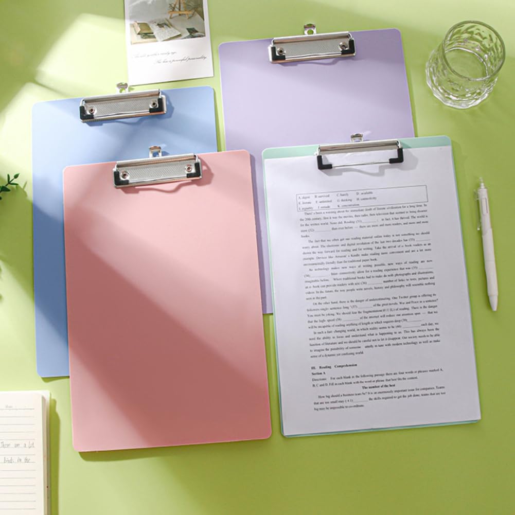 Document Clipboard FRETONBA Clipboard Folder, 6 Packs Clipboard A4 With Retractable Hook Office School Classroom Clipboard - View #5