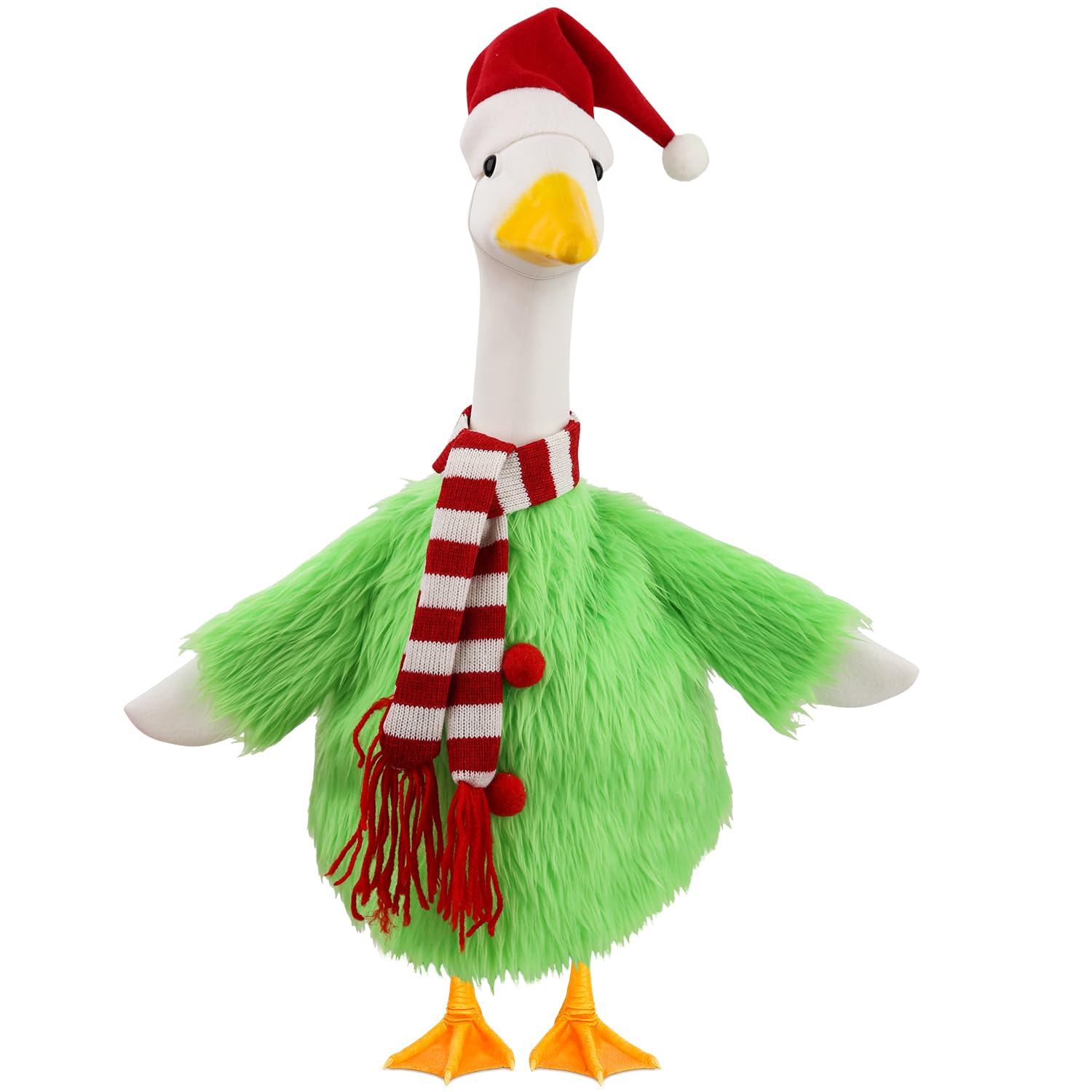 Costume drôle d'oie verte habit pour relooker votre statue de porche 58cm