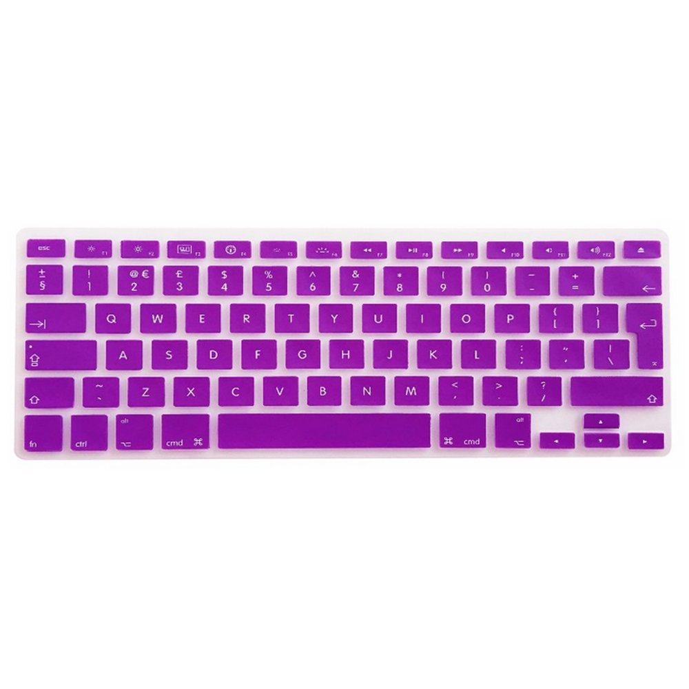 Se7enline Compatible with Macbook Keyboard Cover Skin for Mac Neo & Air 13/15 & Pro 14/16 inch (M5 M4 M3 M2 M1 A18 Pro) 2026/2025/2024/2023/2022/2021 Silicone Waterproof Dustproof EU Layout,Black — view 89
