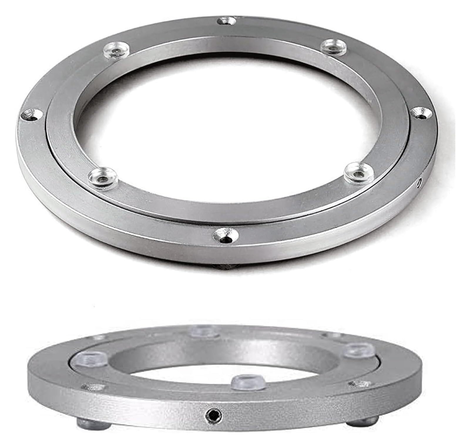 Plaque pivotante rotative 360 degrés aluminium pour assiettes à gâteaux 500mm