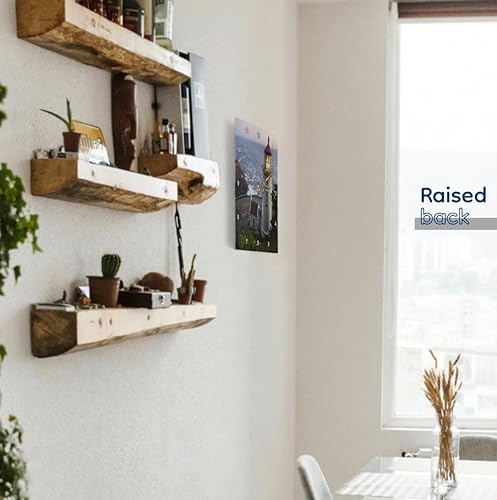 Miniatura 3 de 3dRose DPP_94104_3 Haceta Head Lighthouse, Oregon, USA-US38 RKL0018-Raymond Klass-Reloj de pared, 15 x 15 pulgadas