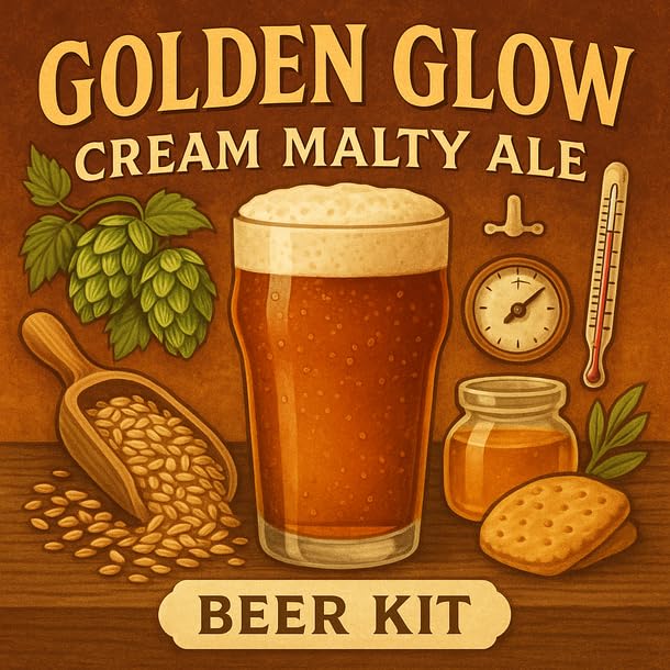 Label Peelers Golden Glow Cream Malty Ale Beer Kit - Extract
