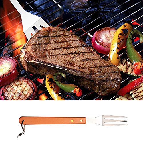 BouBou Set Barbecue In Acciaio Inossidabile Da 18 Pezzi Con Custodia Per Barbecue Kit Di Accessori Per Utensili Per Barbecue Per Attività All'Aperto Di Pentole Da Campeggio - 18#