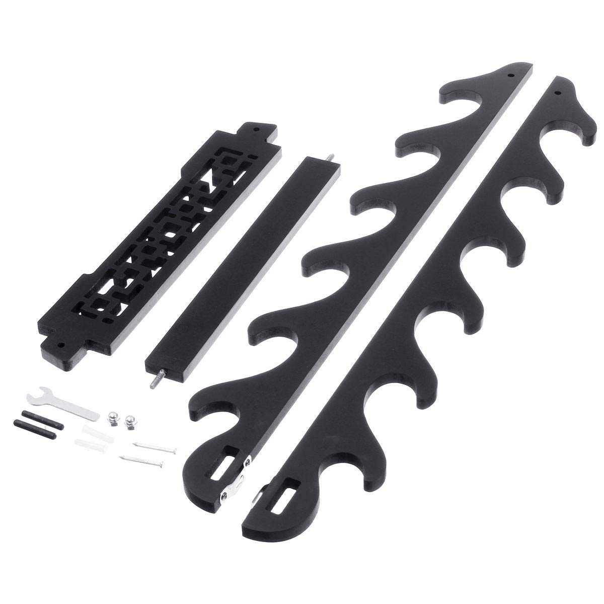 WANGZHENG 1-6-Tier Zwaard Houder Muur Mount Samurai Zwaard Display Stand Zwaard Beugel Hanger voor Katana Wakizashi en Standaard Zwaarden Wall- Bushido-6-Tier WANGZHENG 1-6-Tier Zwaard Houder Muur Mount Samurai Zwaard Display Stand Zwaard Beugel Hanger voor Katana Wakizashi en Standaard Zwaarden Wall- Bushido-6-Tier