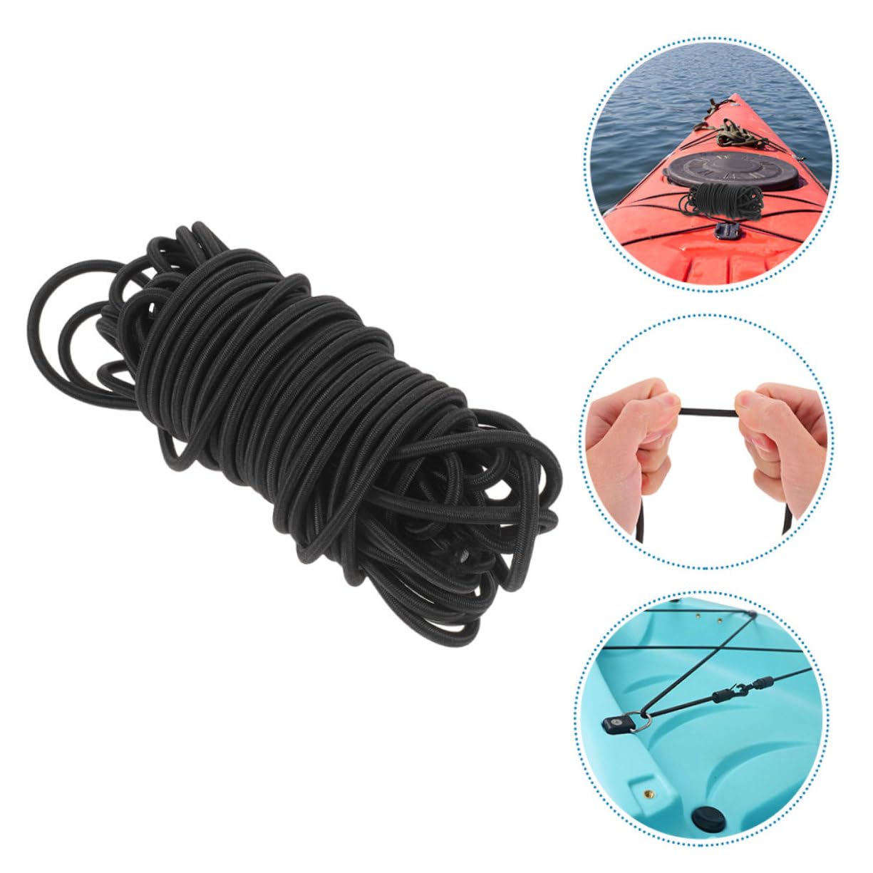 POPETPOP 1Rouleau Élastique Rond pour Lacets de Chaussures de Polyvalent pour Toutes Chaussures de Sport et Décontractées