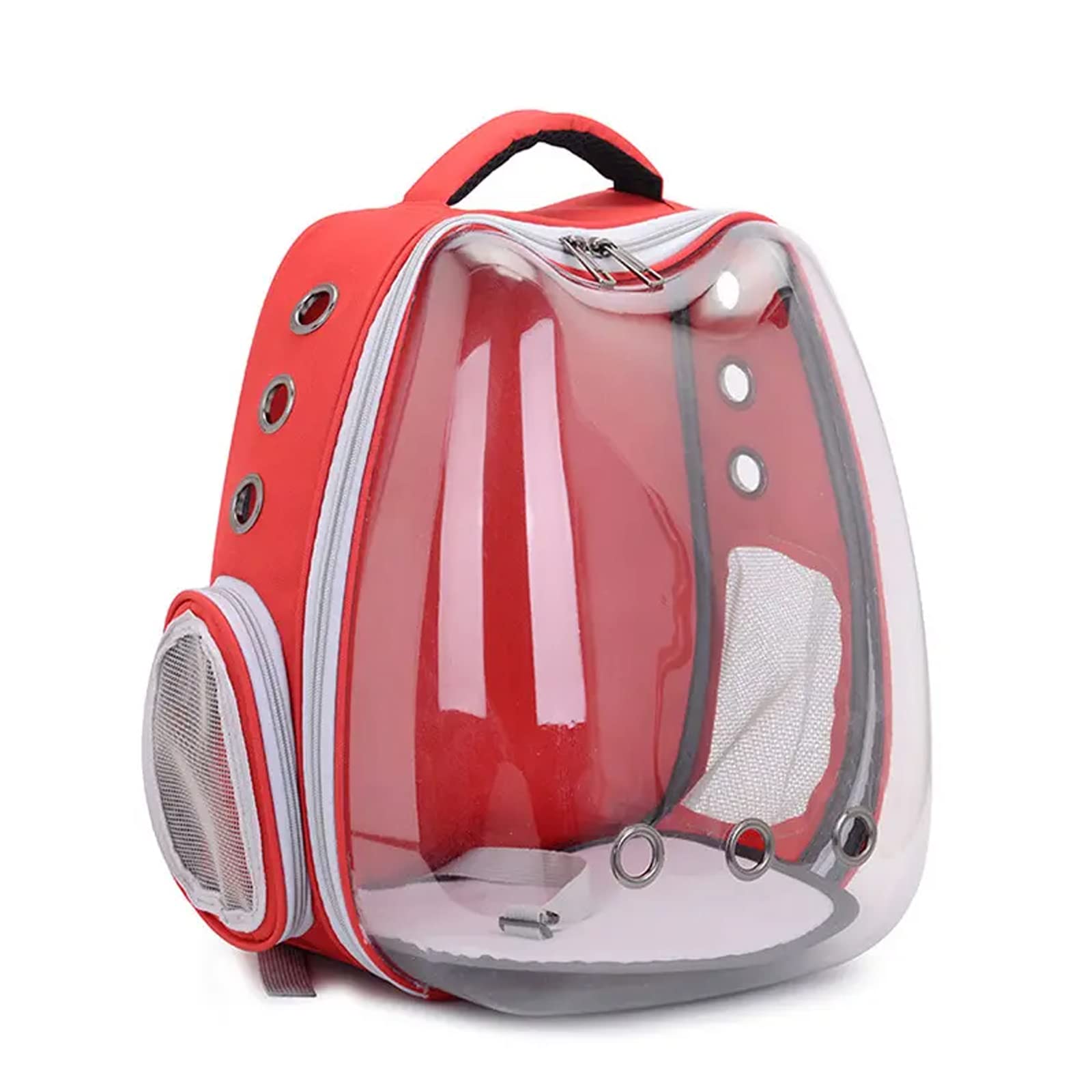 Emily Pets Cat Carrier Small Medium Cat Dog Puppy Rabbit Capsule Backpack Transparent Breathable Hiking Removable Mat Oxford Cloth Handbag -Red (B0BYVGF7MX) Amazon Price History, Amazon Price Tracker