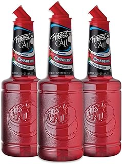 Finest Call Premium Cranberry Juice Cocktail Drink Mix, 1 Liter Bottle (...