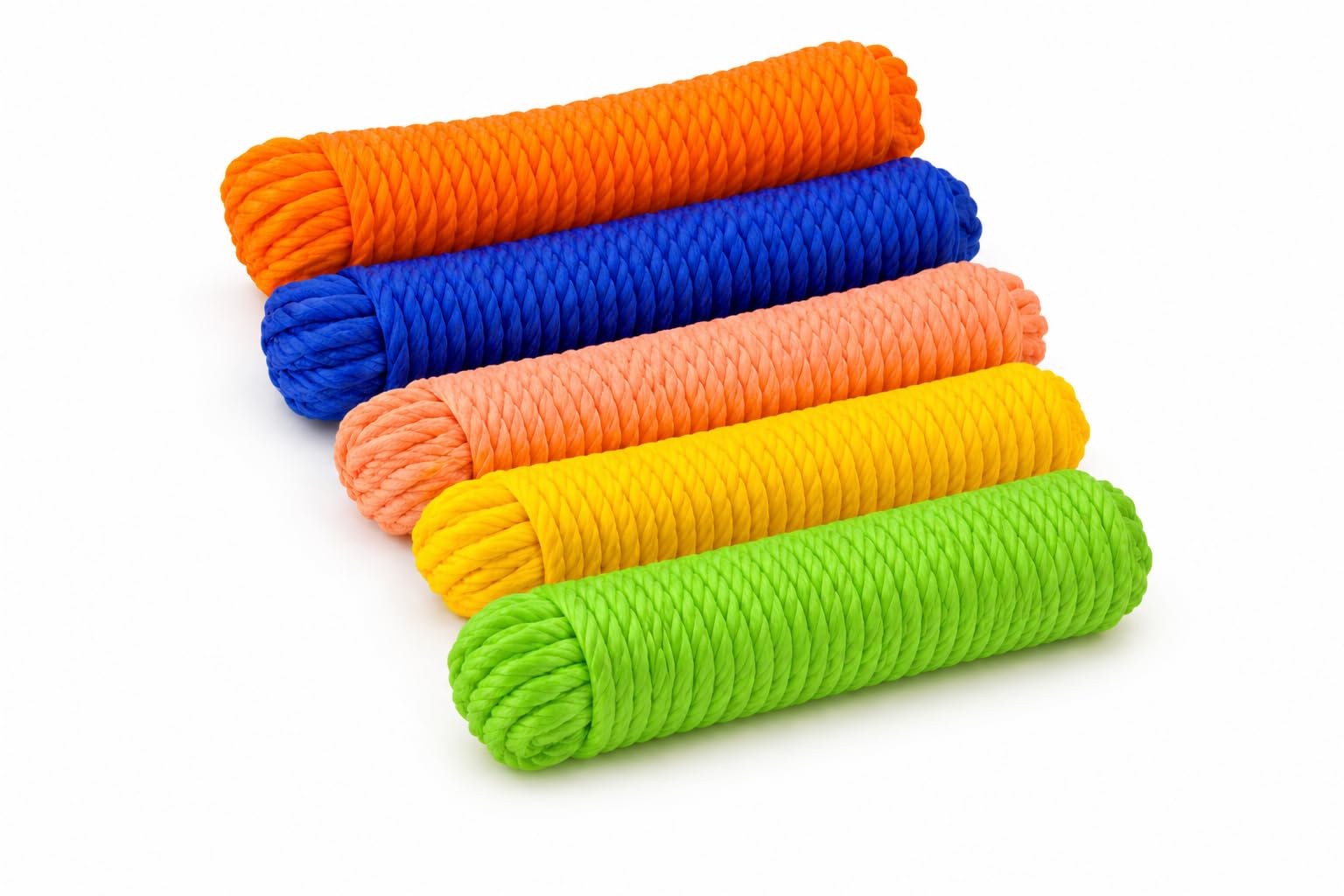 4 mm Thick Hdpe Clothesline Rope for Drying Clothes –50 metre [5 pcs * 10 Metre] Strong Laundry Drying Cord for Home, Balcony, Bathroom, Travel, Camping & Outdoor Use | Portable Washing Line Rope