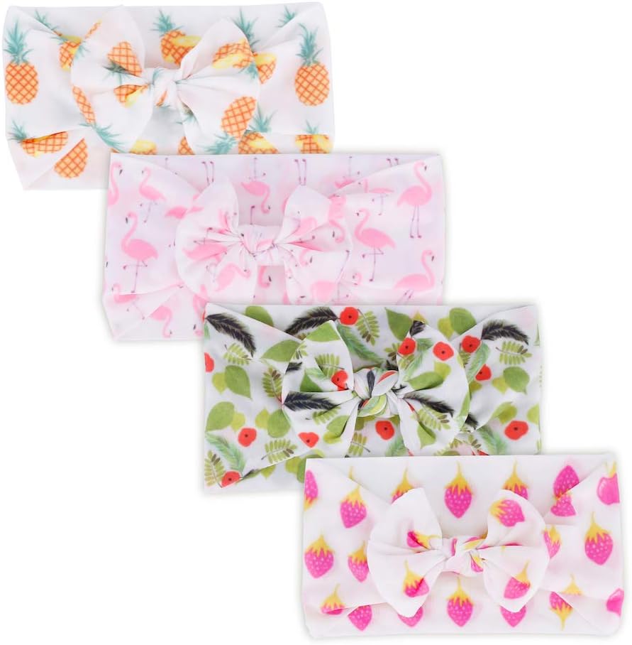 Baby Headbands Turban Knotted,Newborn Infant Toddler Hairbands and Bows Child Hair Accessories