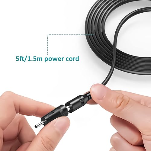 Miniatura 6 de Basicvolt Adaptador de CA universal de 6 V, 9 V, 12 V, 15 V, 18 V, 20 V, 24 V, 1,5 A, 41 W, con 8 puntas redondas y puerto USB, conmutación de