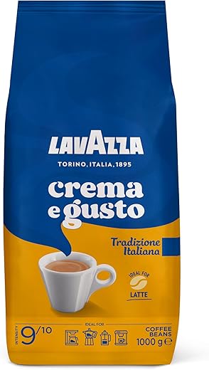 Lavazza Kaffeebohnen - Crema E Gusto Tradizionale - 1er Pack (1 x 1 kg)