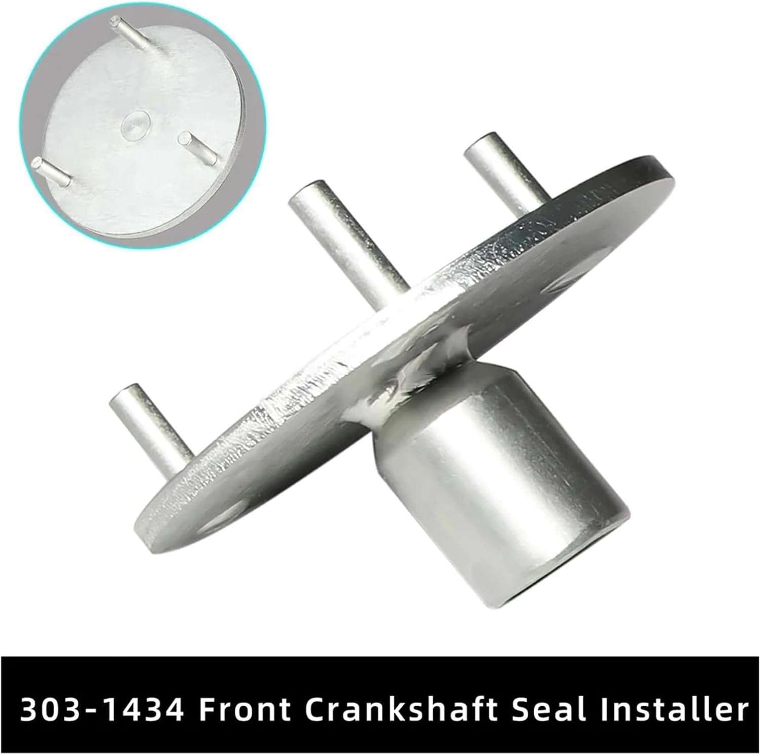 Front Crankshaft Seal Installer Aligner Tool Compatible with Jaguar Compatible with Land Rover 3.0 V6 5.0 V8 Engines Replace 303-1433 303-1434