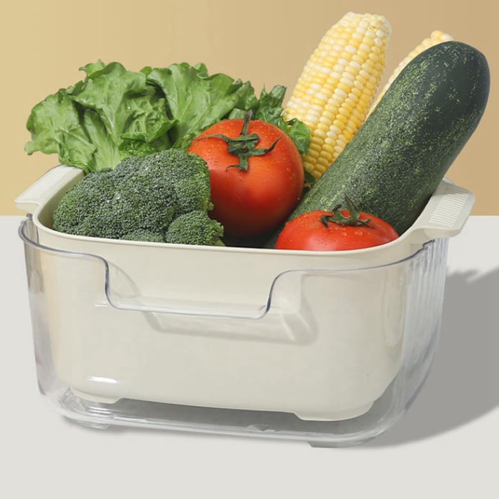 Set Scolapasta E Ciotola In Acciaio Inox 700 Ml – Doppio Strato Per Lavare E Scolare Frutta E Verdura – Pratico E Resistente Per La Cucina Di Tutti I Giorni