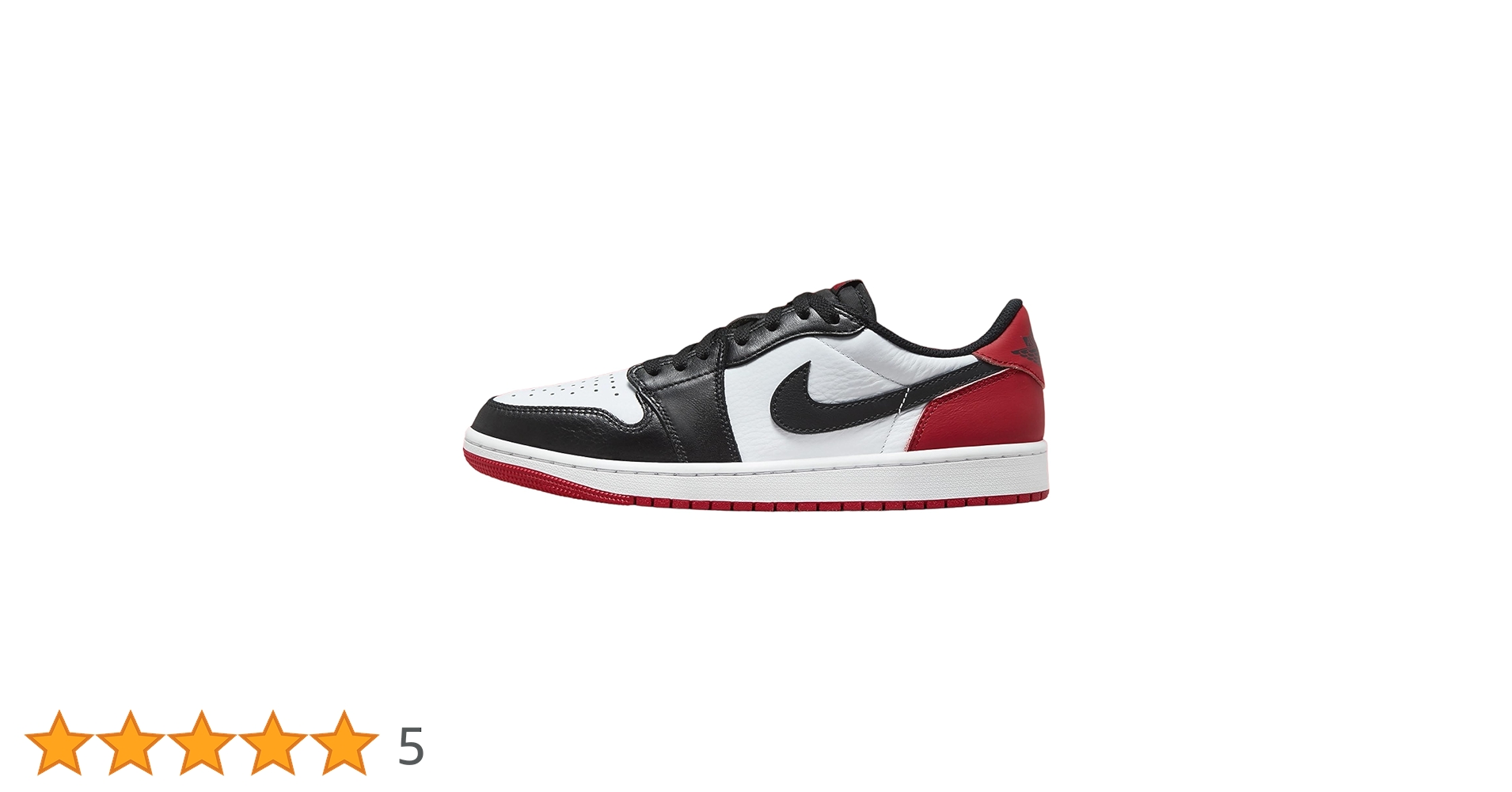 NIKE エア ジョーダン 1 レトロLOW OG Black Toe 23cm Men's) Air Jordan 1 Retro Low OG 'Black Toe' : Amazon.ca
