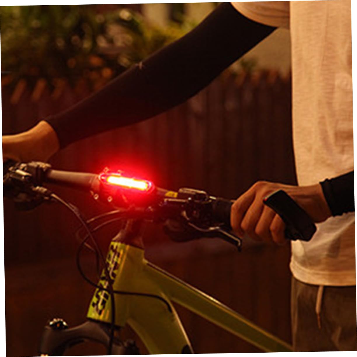 VICASKY USB Rechargeable Rear Bike Tail LED Light Safety Rear Light with Color Changing for Night Cycling and Enhanced Visibility