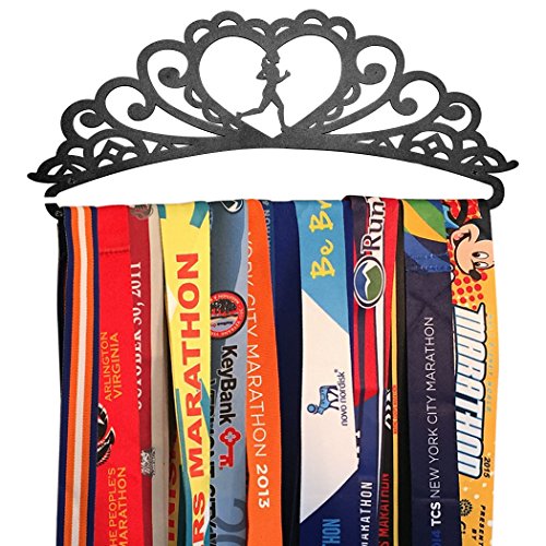 Gone For a Run | Runner's Race Medal Hanger | Princess Runner Black