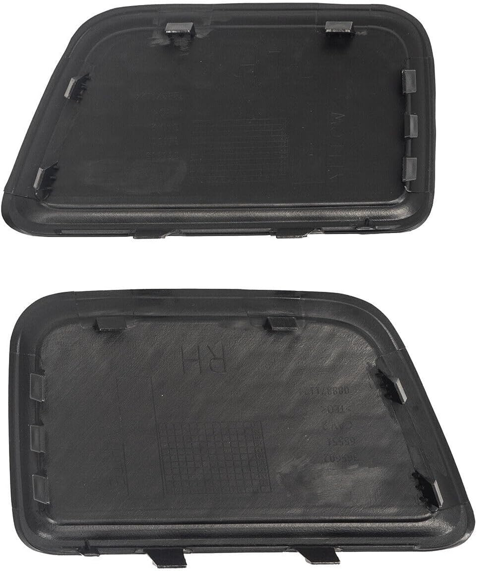 Pair Front Lower Left Driver and Right Passenger Side Grille Grill Tow Hook Insert Cover Compatible with For Jeep Grand Cherokee 2014 2015 2016