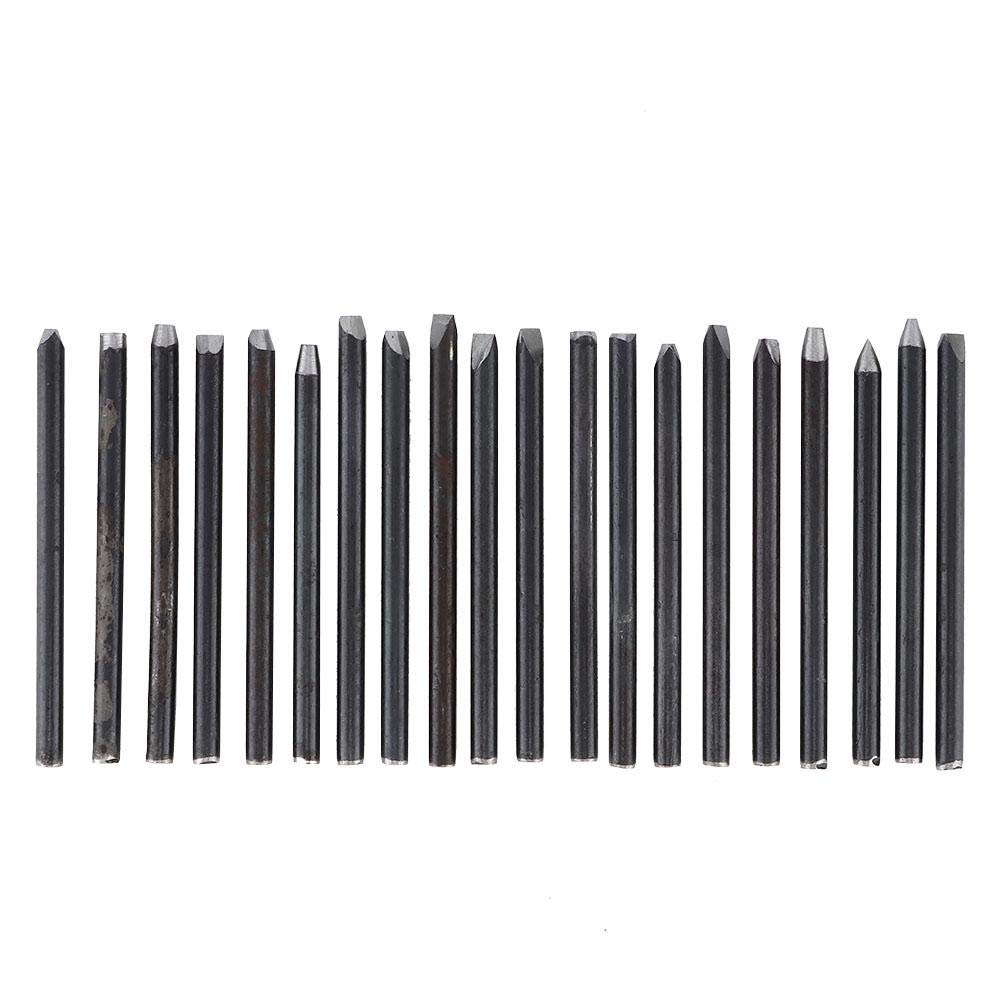 Professional Metal Jewelry Chisel Set, Jewelry Anvil Carving Tools for Crafting and Pattern Making, 20-Piece Jewelry Making Tool Kit