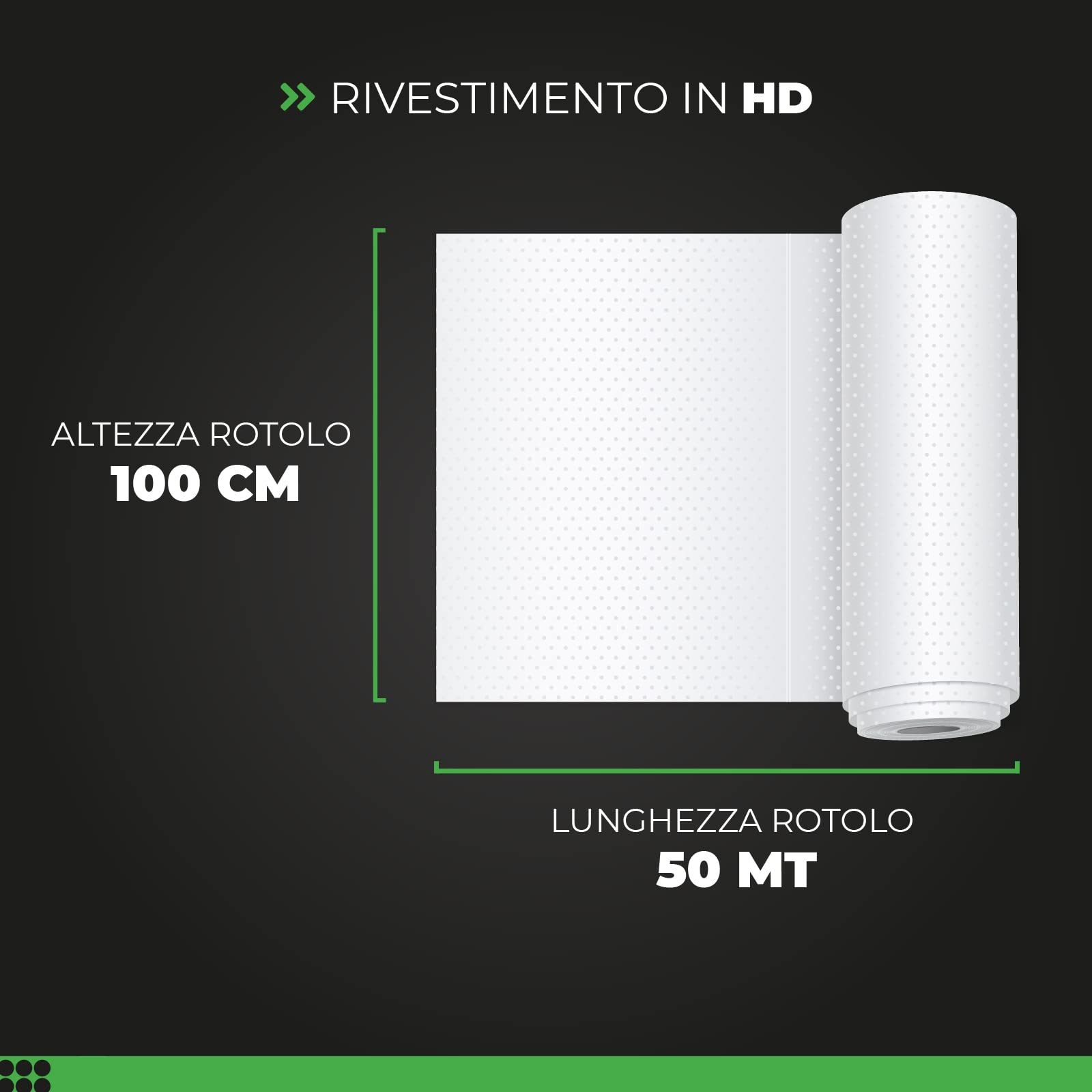 ImballaggiPer Rotolo Pluriball Miniroll 100cm x 50mt 35gr/mq con HD, Bobina per Imballaggio e Spedizione, Ideale per Trasloco, Trasporto e Protezione Oggetti