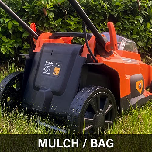 Maxlander 40V Lawn Mowers, 15'' Electric Lawn Mower Cordless (2-In-1), 2 Pcs 4.0Ah Batteries And Charger Included #TOP5