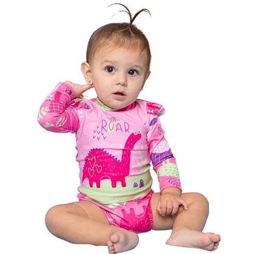 Conjunto Blusa Calcinha Proteção Solar Praia Menina Infantil