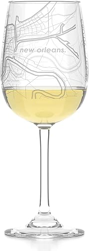 Vista 6 de Well Told - Copa de vino con tallo grabada del mapa de Atlanta, GA - Copa de vino con mapa de ciudad grabado, regalo para amantes del vino