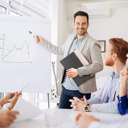 Miniatura 7 de Toplive Portafolio - Portafolio, organizador ejecutivo de documentos de negocios con portapapeles tamaño carta, tarjetero, funda para tableta