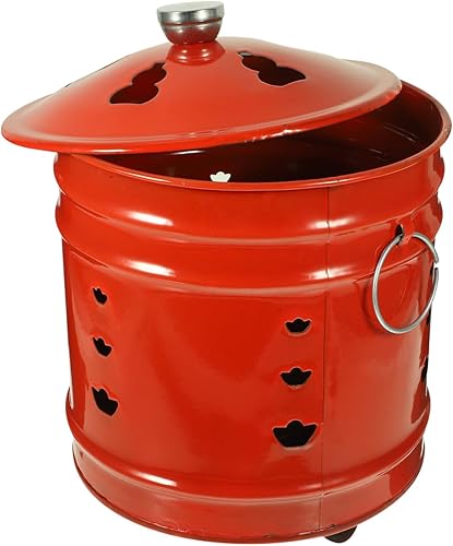 Angoily Incinerador de palitos Yuanbao y jaula, registro funerario, documentos profesionales, contenedor de cenizas, hojas de parque, patio pequeño